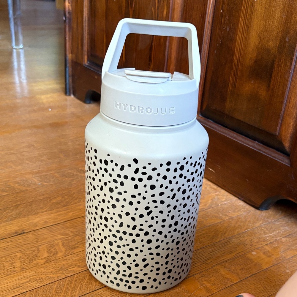 HydroJug Gray Speckled Bottle with Handle